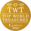 Logo TWT + G + diamanti